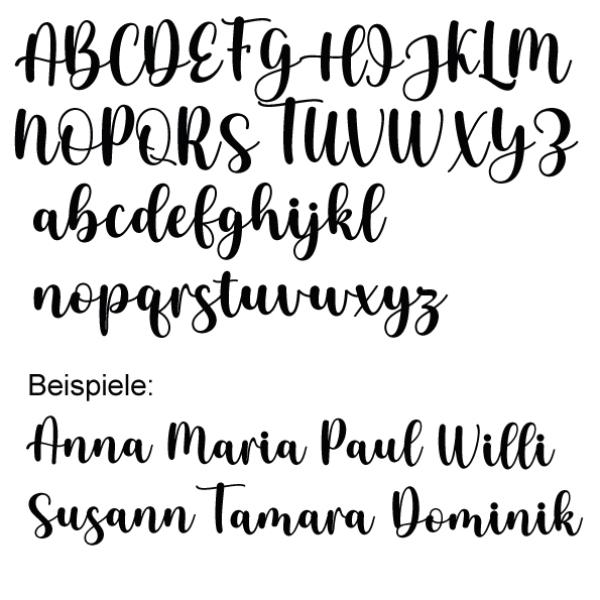 Schriftzug -personalisiert-